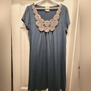 Pink Rose shirt dress